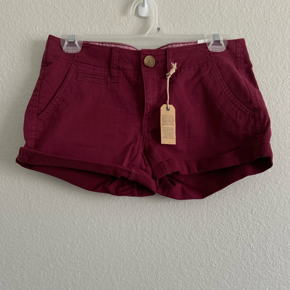 American Eagle Outfitters Khaki Stretch Shorts